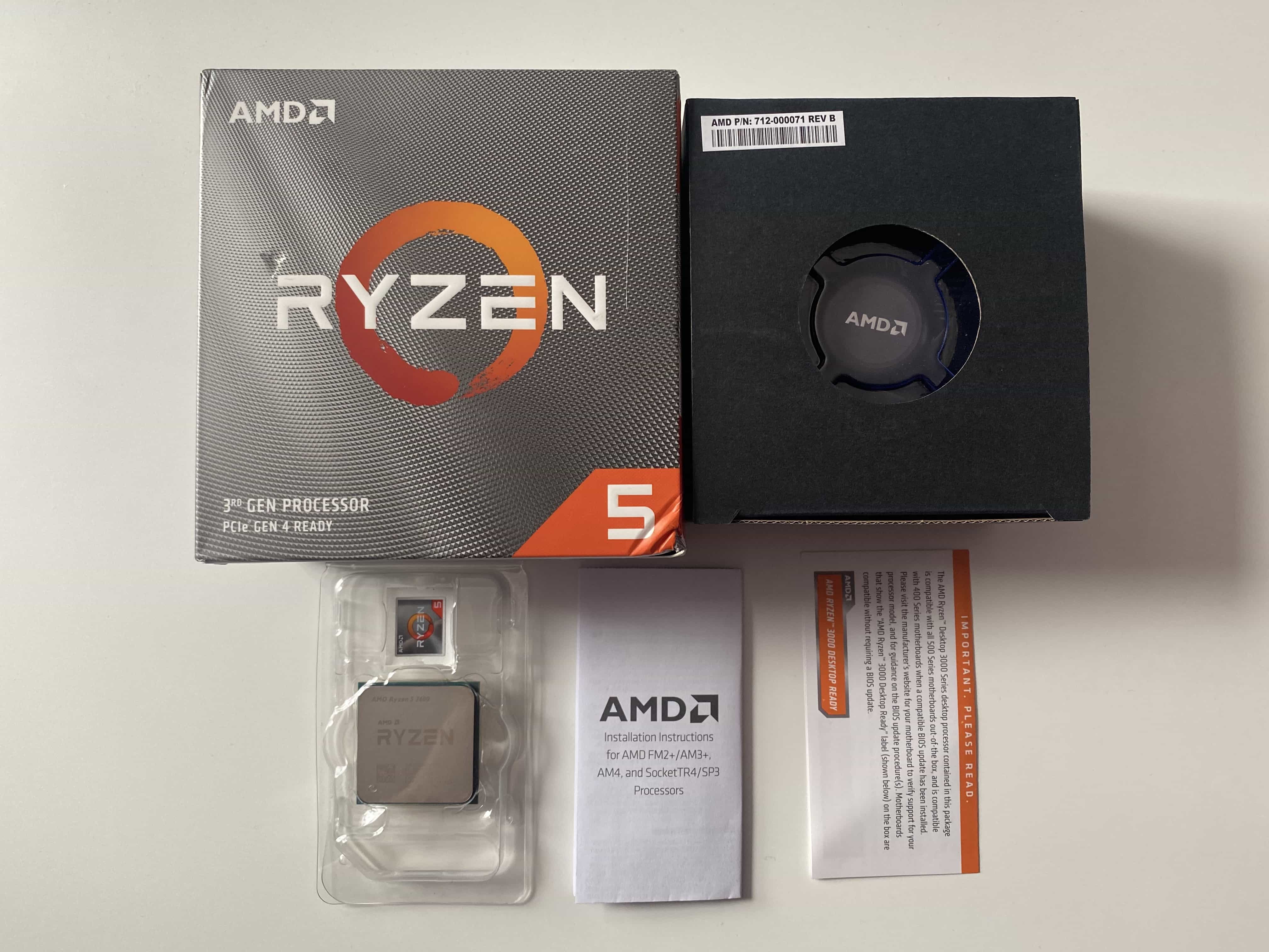AMD Ryzen 5 3600 Unboxing