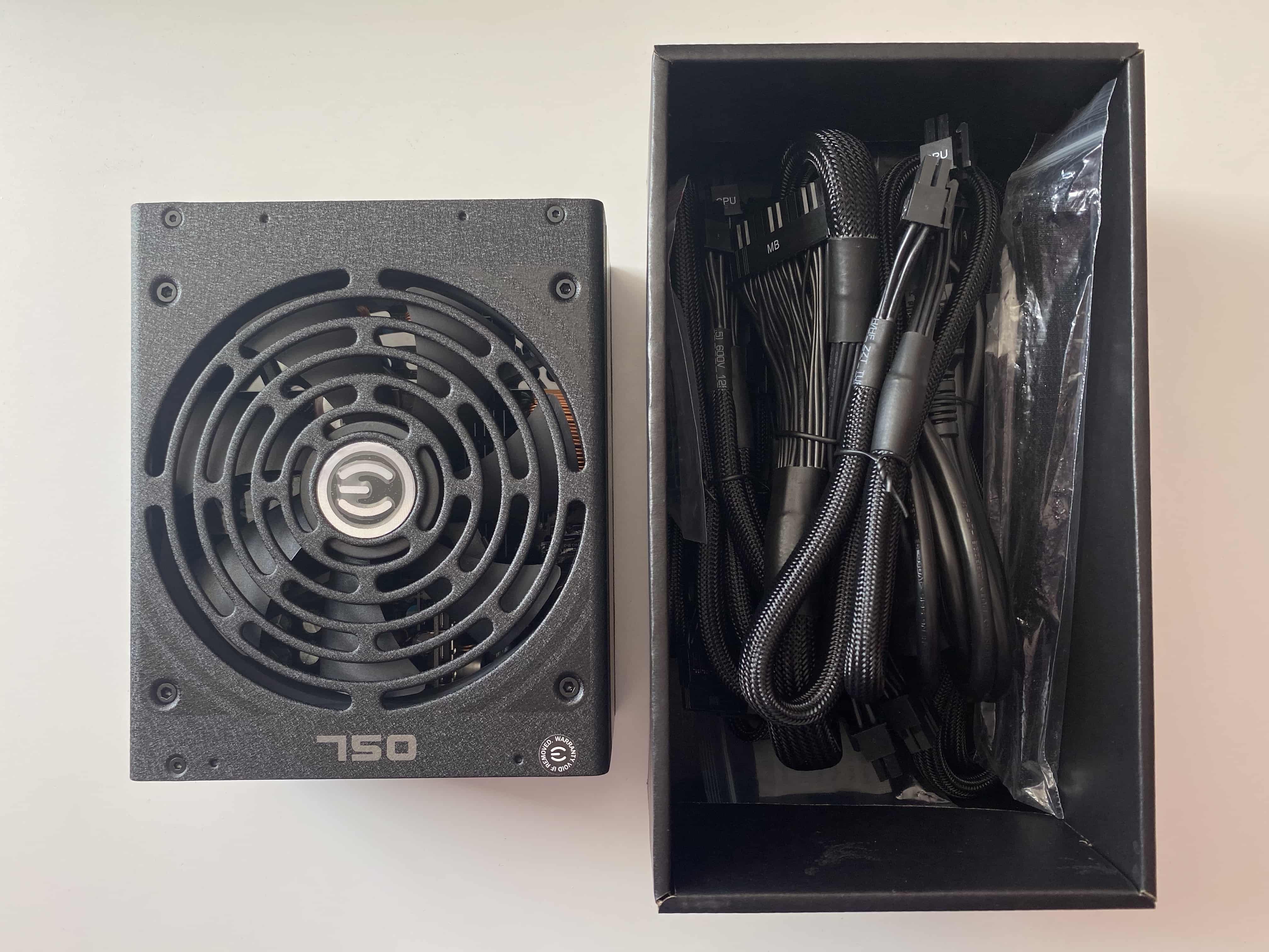 EVGA G2 750W Power Supply Unboxing