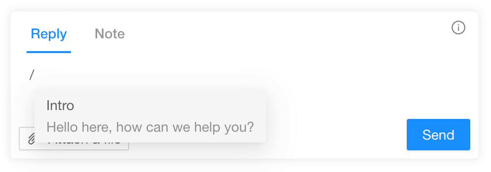 The Saved Reply Suggestion